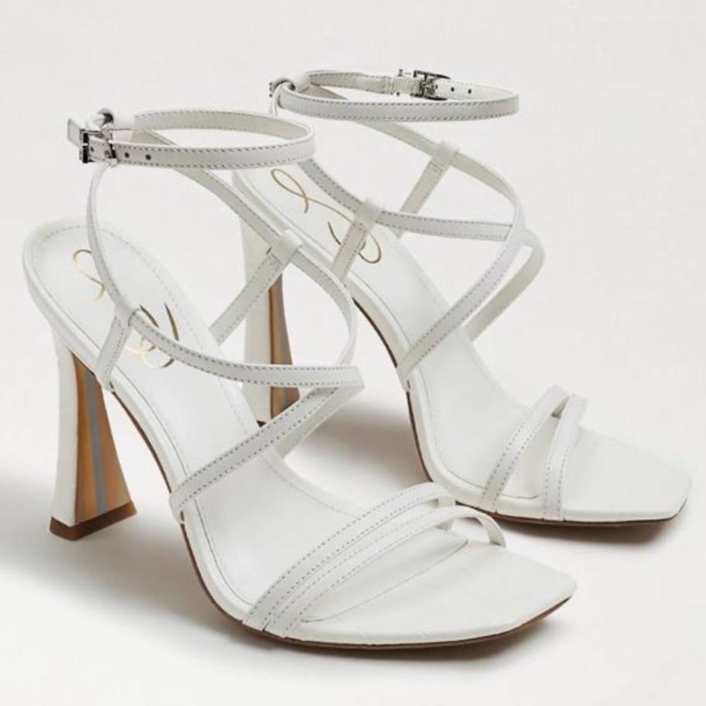 Sam Edelman White Lela Sandal